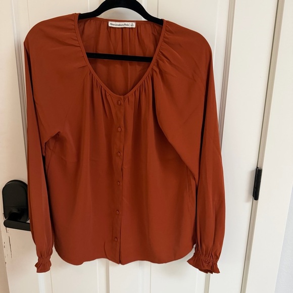 Abercrombie & Fitch Tops - Abercrombie & Fitch Terracotta Blouse